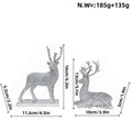 Glittering Reindeer Decorative Figure | Kelmera