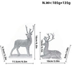 Glittering Reindeer Decorative Figure | Kelmera