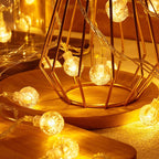 Globe LED String Lights for Atmospheric Home Decor | Kelmera