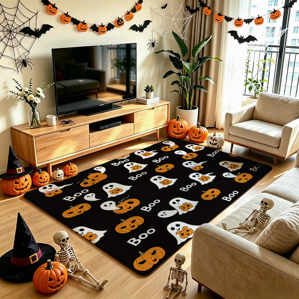 Halloween-Themed Area Rug Soft Textile Non Slip | Kelmera