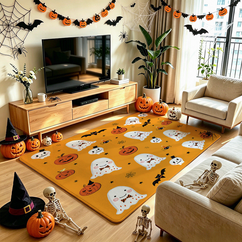 Halloween-Themed Area Rug Soft Textile Non Slip | Kelmera