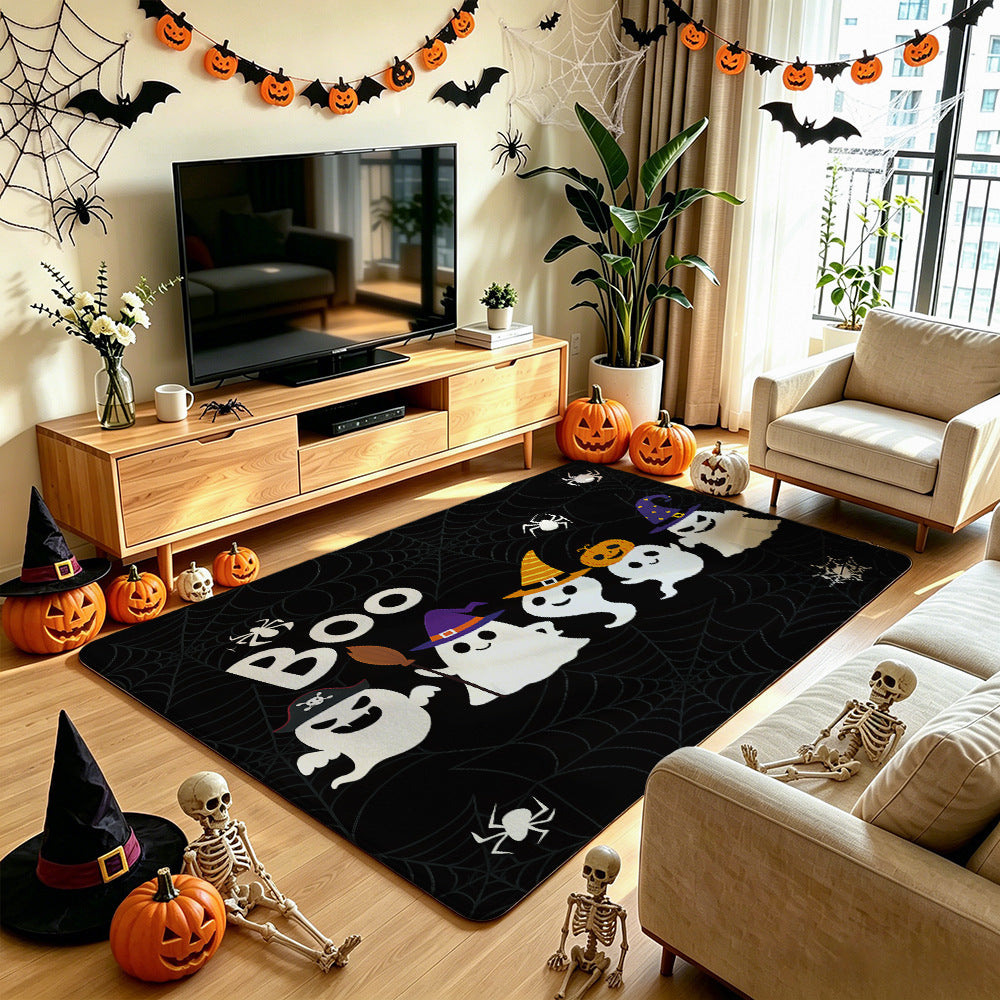 Halloween-Themed Area Rug Soft Textile Non Slip | Kelmera