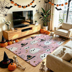 Halloween-Themed Area Rug Soft Textile Non Slip | Kelmera