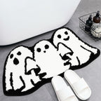 Halloween-Themed Ghost Bath Mat | Kelmera