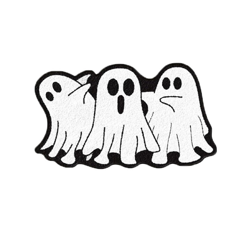Halloween-Themed Ghost Bath Mat | Kelmera