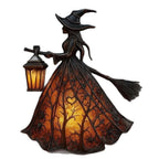Halloween Witch Lantern Sculpture Table Lamp | Kelmera