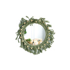 Hand-Knotted Mirror with Macrame Border | Kelmera