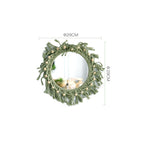 Hand-Knotted Mirror with Macrame Border | Kelmera
