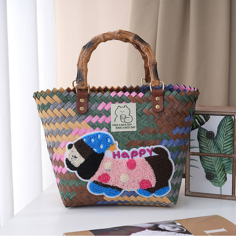 Handbag Wood Handwoven | Kelmera