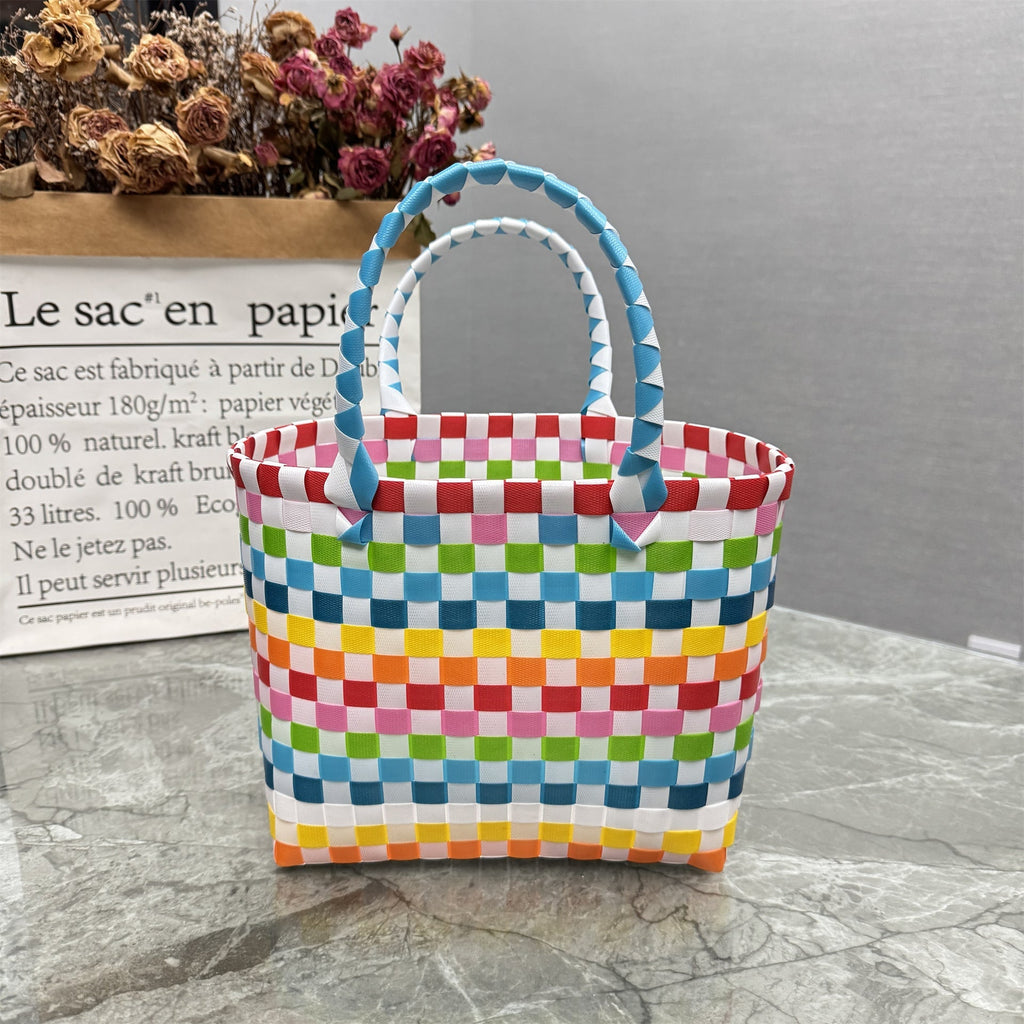 Handbag Yellow White Beige | Kelmera