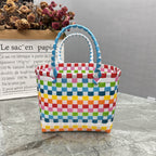 Handbag Yellow White Beige | Kelmera