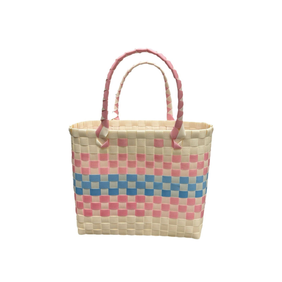 Handbag Yellow White Beige | Kelmera