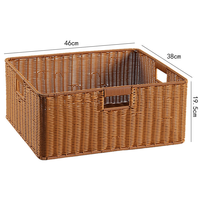 Handcrafted Basket Light Brown Dark Coffee | Kelmera