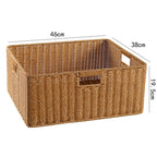 Handcrafted Basket Light Brown Dark Coffee | Kelmera