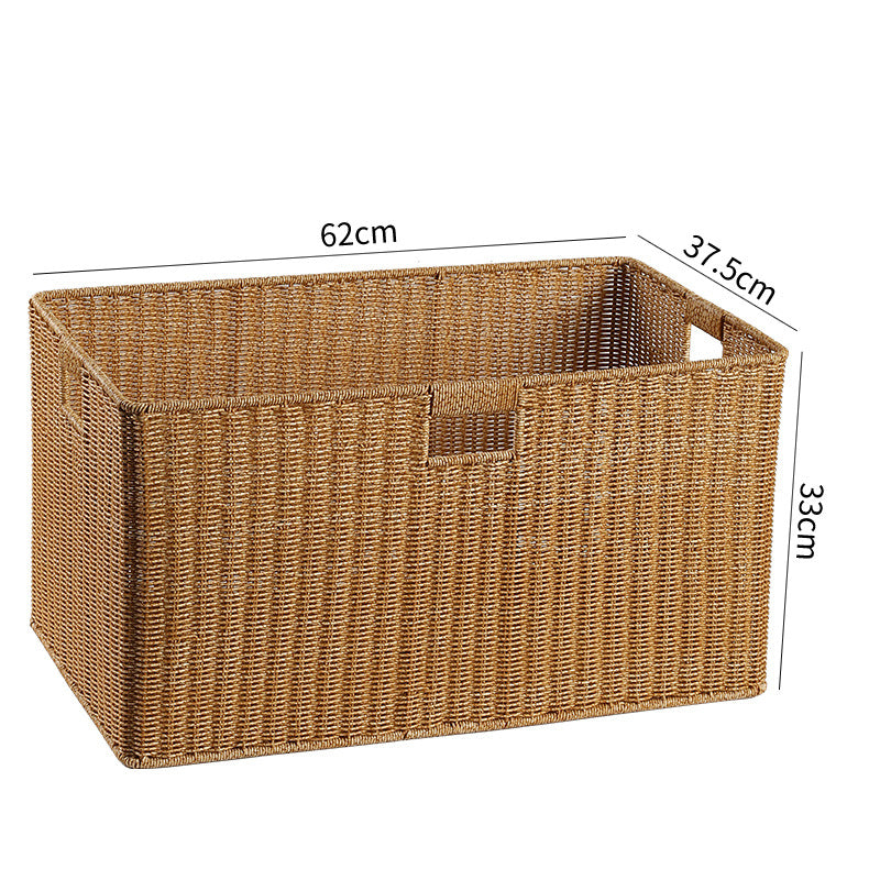 Handcrafted Basket Light Brown Dark Coffee | Kelmera