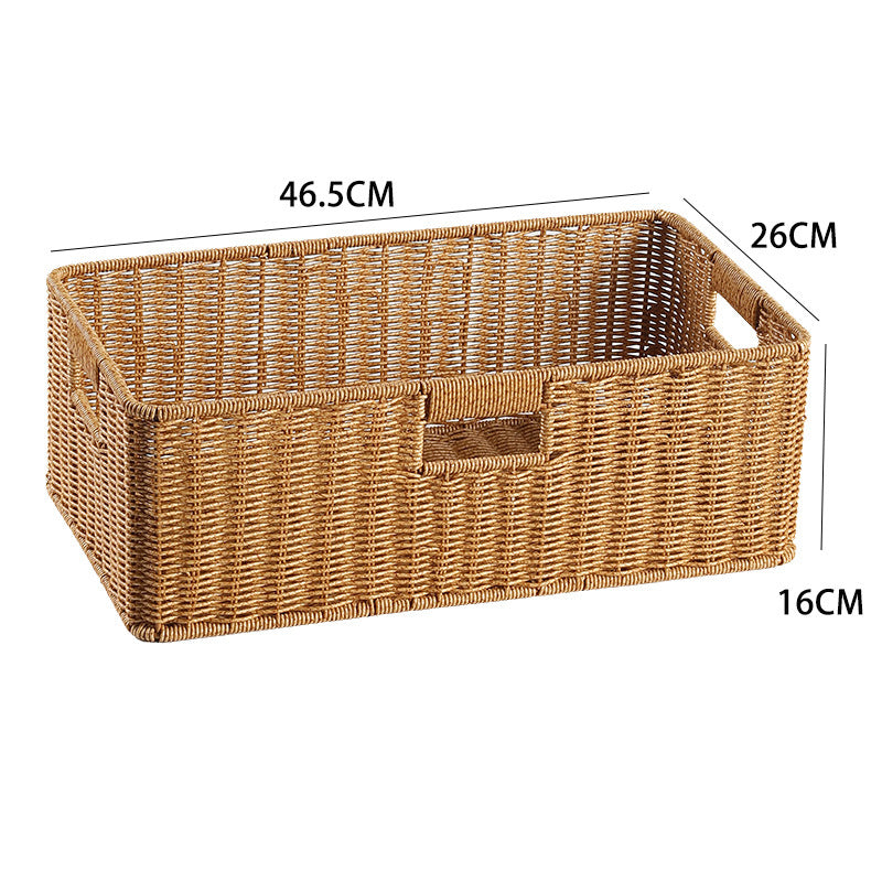 Handcrafted Basket Light Brown Dark Coffee | Kelmera