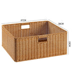 Handcrafted Basket Light Brown Dark Coffee | Kelmera