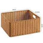 Handcrafted Basket Light Brown Dark Coffee | Kelmera