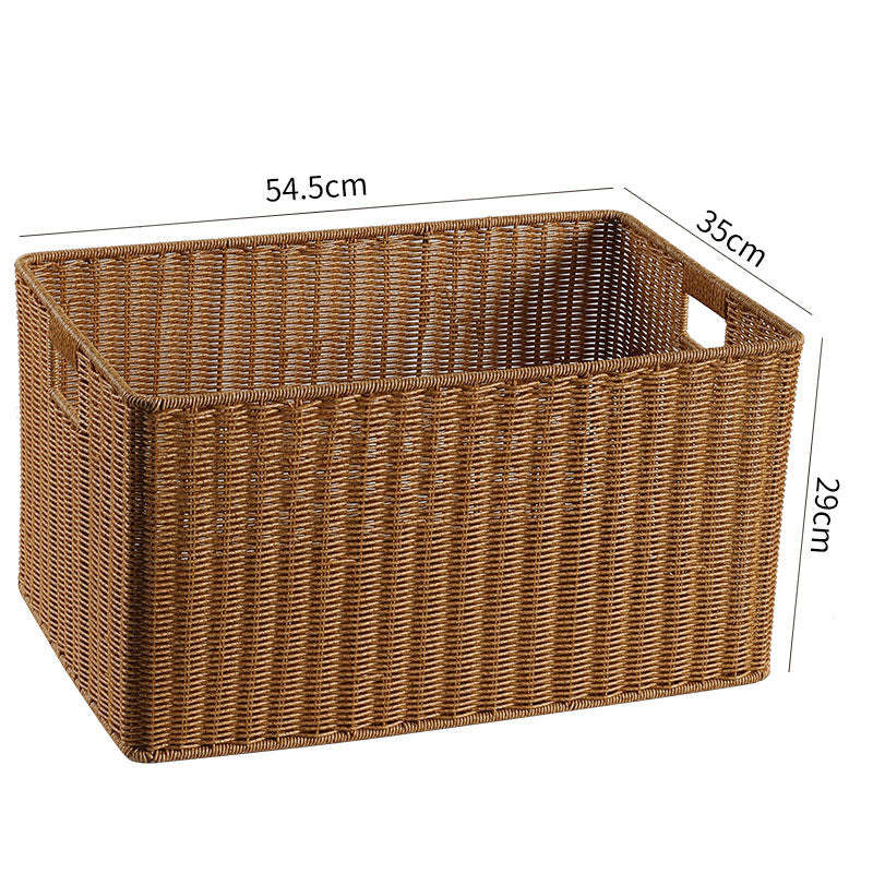 Handcrafted Basket Light Brown Dark Coffee | Kelmera