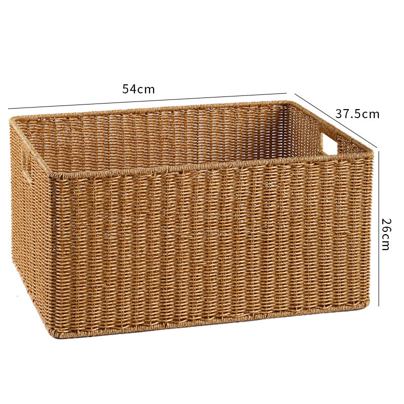 Handcrafted Basket Light Brown Dark Coffee | Kelmera