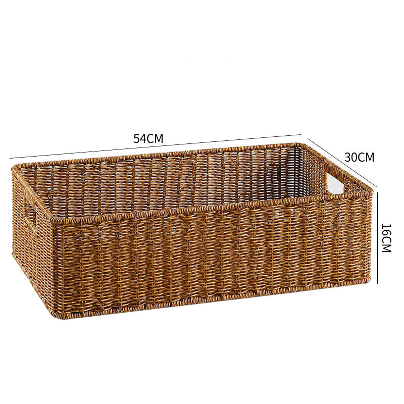 Handcrafted Basket Light Brown Dark Coffee | Kelmera