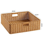 Handcrafted Basket Light Brown Dark Coffee | Kelmera