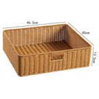 Handcrafted Basket Light Brown Dark Coffee | Kelmera