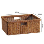 Handcrafted Basket Light Brown Dark Coffee | Kelmera