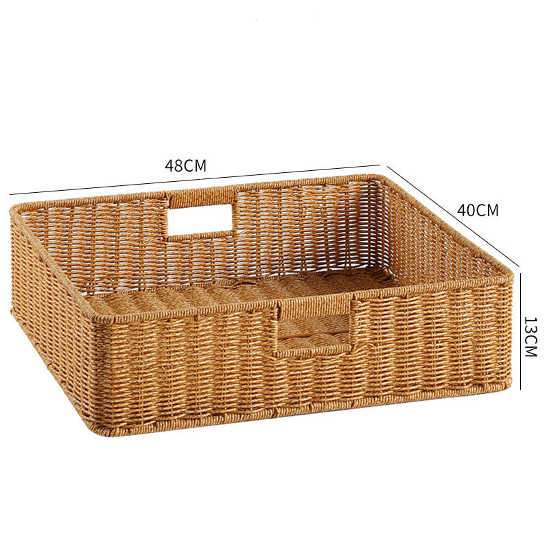 Handcrafted Basket Light Brown Dark Coffee | Kelmera