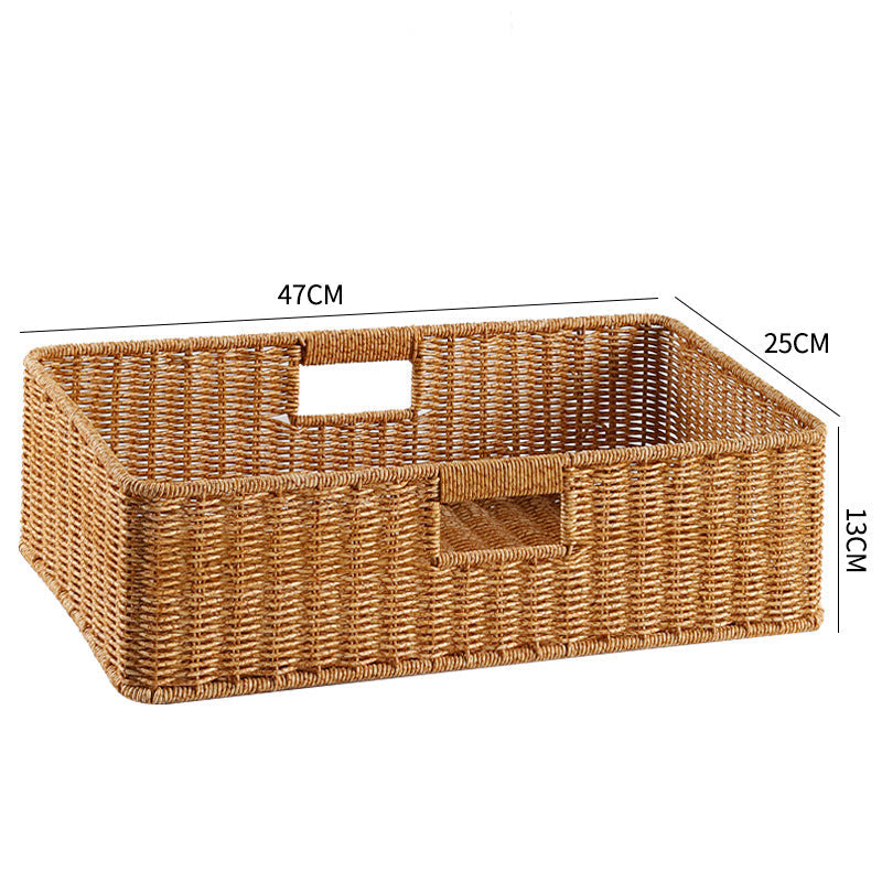 Handcrafted Basket Light Brown Dark Coffee | Kelmera