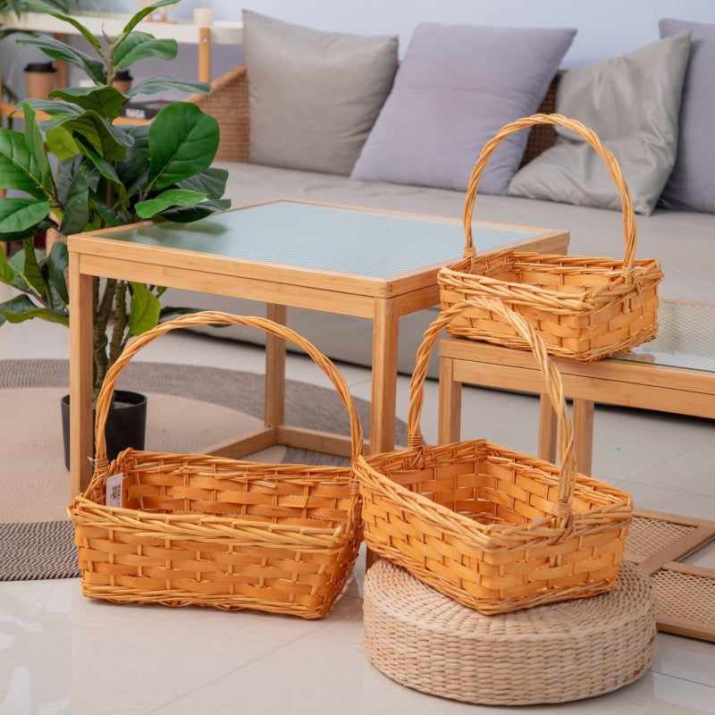 Handcrafted Basket made of Natural Rattan | Kelmera