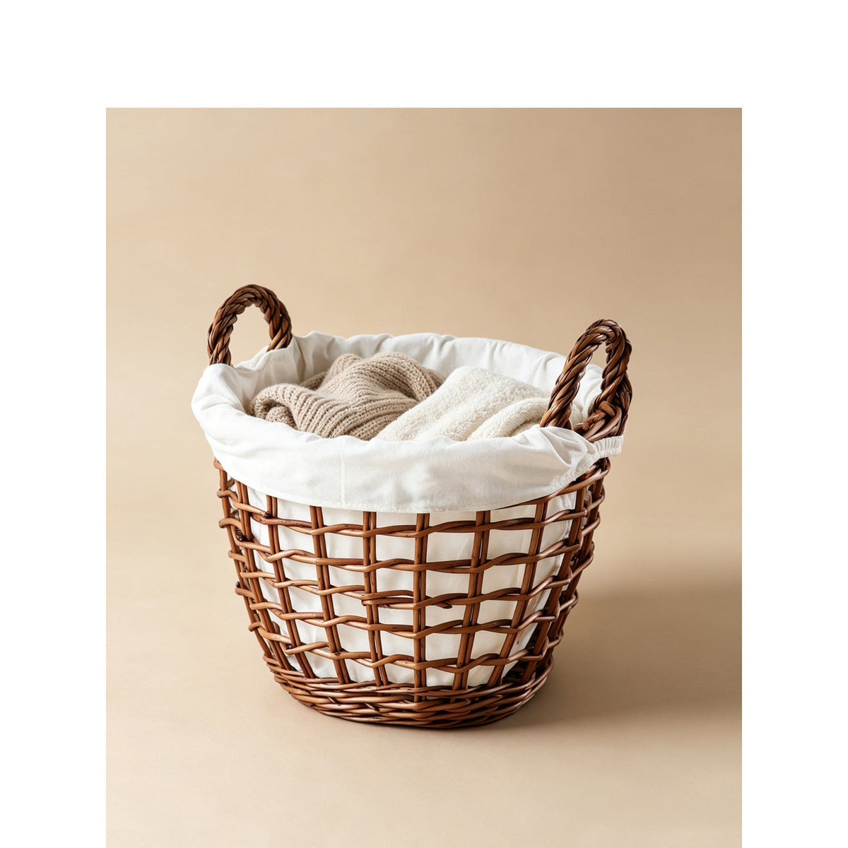 Handcrafted Basket with Cotton Lining | Kelmera