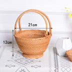 Handcrafted Basket with Two Handles | Kelmera