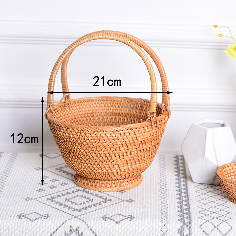 Handcrafted Basket with Two Handles | Kelmera