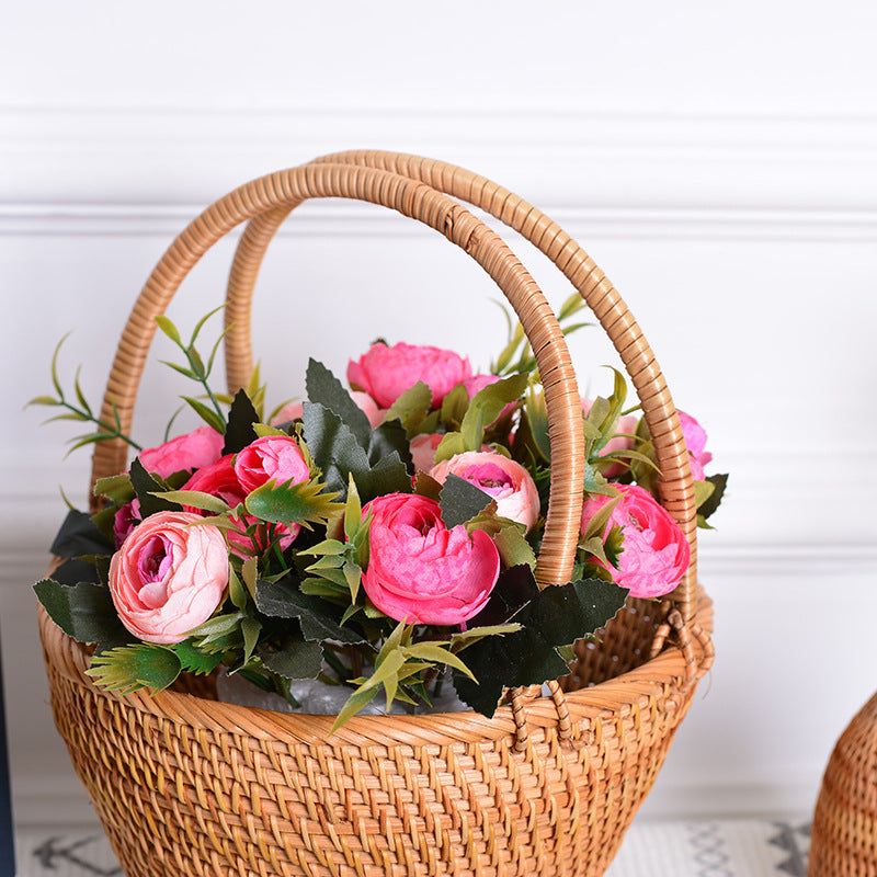 Handcrafted Basket with Two Handles | Kelmera