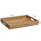 Handcrafted Braided Rectangular Serving Platter | Kelmera