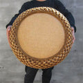 Handcrafted Braided Seat Pouf | Kelmera