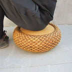 Handcrafted Braided Seat Pouf | Kelmera