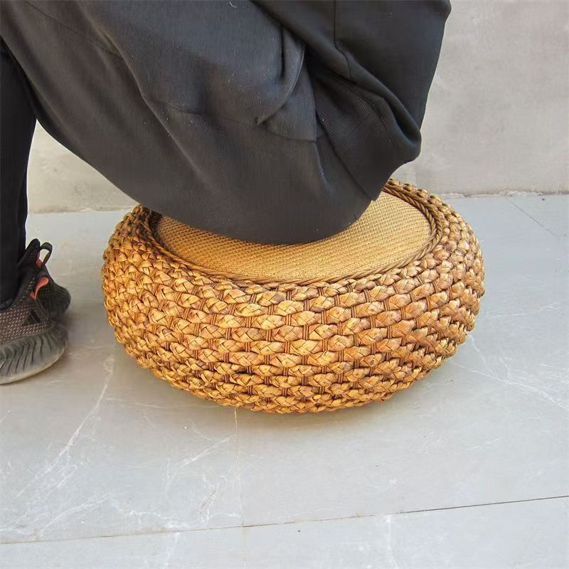 Handcrafted Braided Seat Pouf | Kelmera