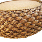 Handcrafted Braided Seat Pouf | Kelmera
