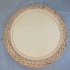 Handcrafted Braided Seat Pouf | Kelmera