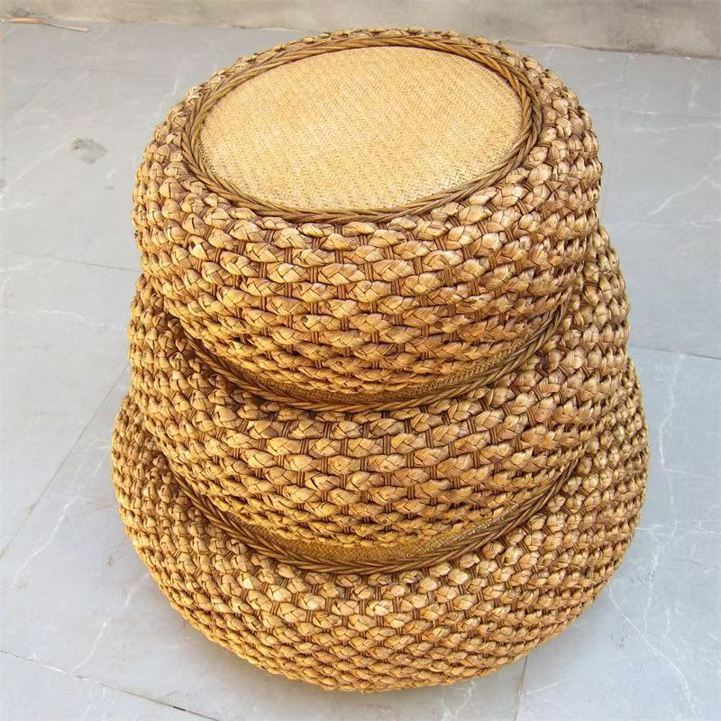 Handcrafted Braided Seat Pouf | Kelmera
