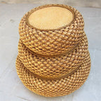 Handcrafted Braided Seat Pouf | Kelmera