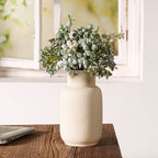 Handcrafted Ceramic Vase Blackgold Beige Red | Kelmera