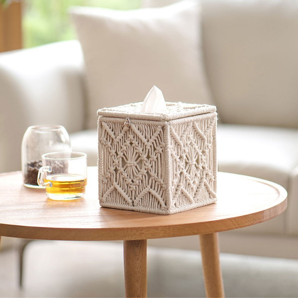 Handcrafted Cotton Cloth Basket | Kelmera
