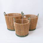 Handcrafted Decoration Basket Brown | Kelmera
