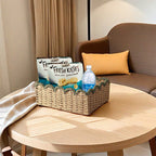 Handcrafted Decoration Basket Woven Natural Fiber Soft Textile | Kelmera