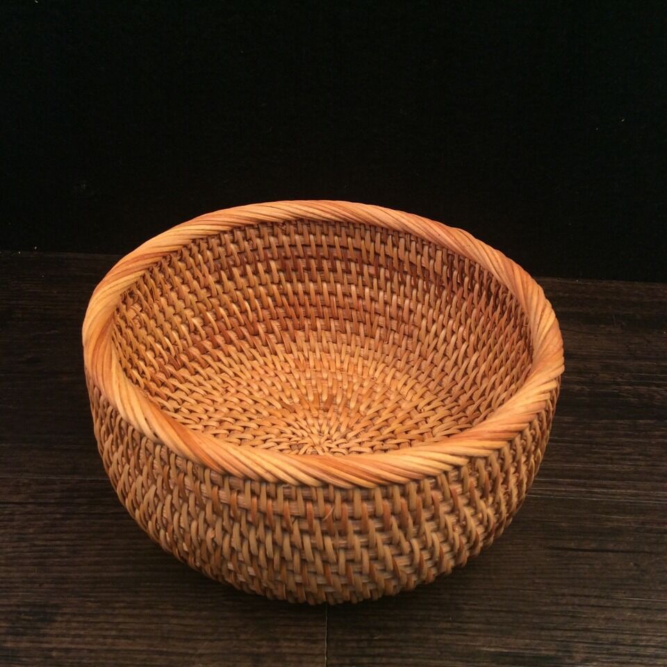 Handcrafted Decorative Fruit Basket made of Rattan | Kelmera