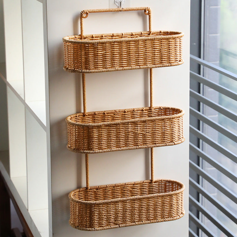 Handcrafted Decorative Storage Basket Oval Long | Kelmera