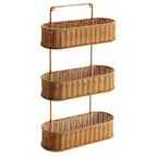 Handcrafted Decorative Storage Basket Oval Long | Kelmera